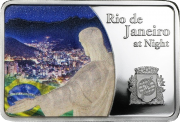 Самоа - 10 долларов 2015 - Ночные города. Рио-де-Жанейро Ag