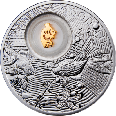 Ниуэ - 2 доллара 2013 - Лаки Золотая рыбка Ag