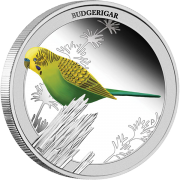 Австралия - 50 центов 2013 - Волнистый попугай Ag